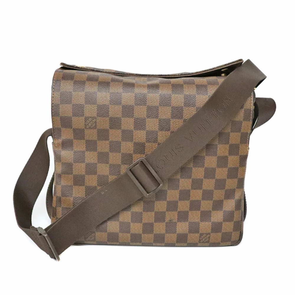 LOUIS VUITTON Naviglio Shoulder Bag Monogram Canvas Crossbody
